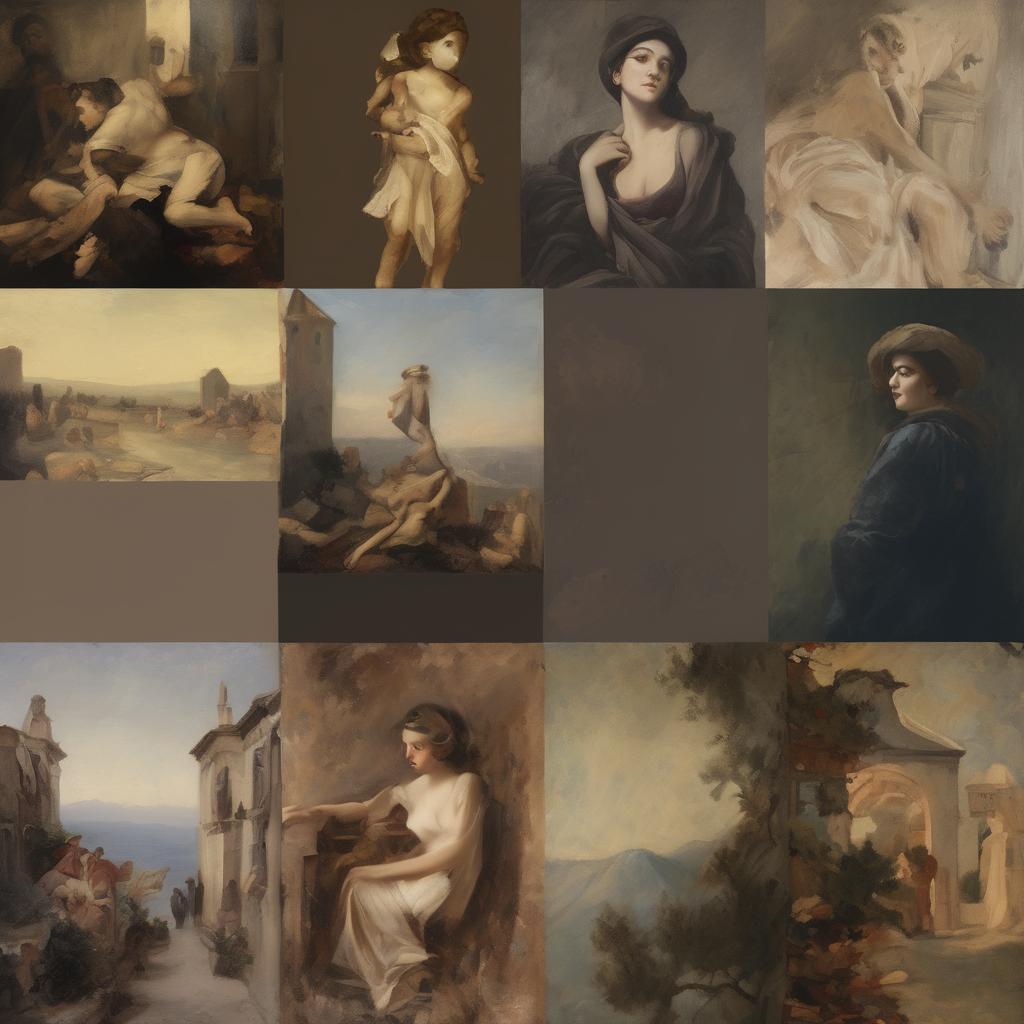 Η Τέχνη του Giuseppe ANGELI: Στυλ και Τεχνικές